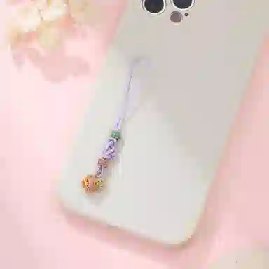 【足银999纯银】 贝灵珠宝 福运连绵鎏彩花丝葫芦手机链#好运 中国风编绳挂坠 首饰配件 男女同款情侣款