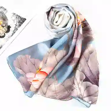 上海故事 真丝方巾 春望 桑蚕丝 丝巾 女款 礼盒装