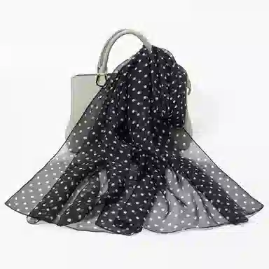 上海故事 春花秋月喷绘真丝长巾 桑蚕丝 丝巾 女款