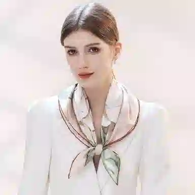 上海故事 青春 真丝中 （双面）芳茶雅韵 桑蚕丝 上架 女款 #礼盒装