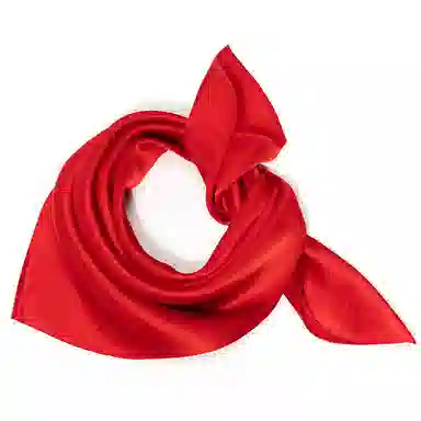 上海故事 真丝缎面素色 桑蚕丝 丝巾 女款