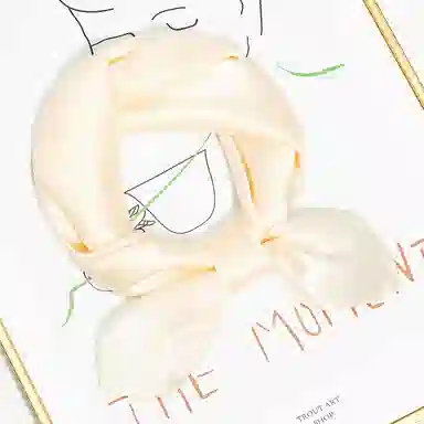 上海故事 真丝缎面素色 桑蚕丝 丝巾 女款