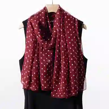 上海故事 春花秋月喷绘真丝长巾 桑蚕丝 丝巾 女款