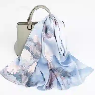 上海故事 真丝方巾 春望 桑蚕丝 丝巾 女款 礼盒装