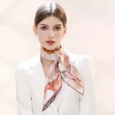 上海故事 青春 真丝中 （双面）芳茶雅韵 桑蚕丝 上架 女款 #礼盒装