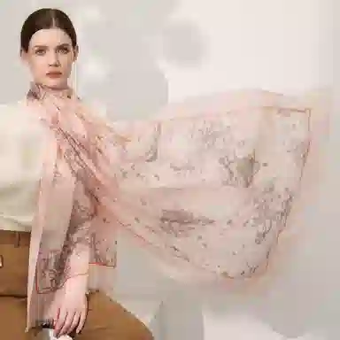 上海故事秋冬新品 围脖羊绒围巾 女款  礼盒装