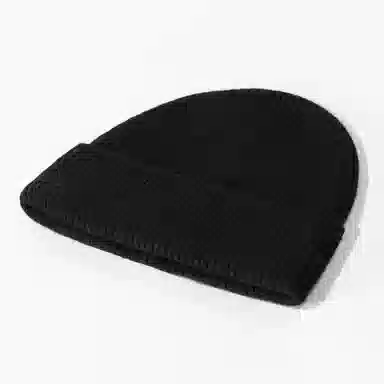 上海故事 纯色暖暖防风护头弹力针织帽 绵羊毛 绒线帽 男女同款情侣款