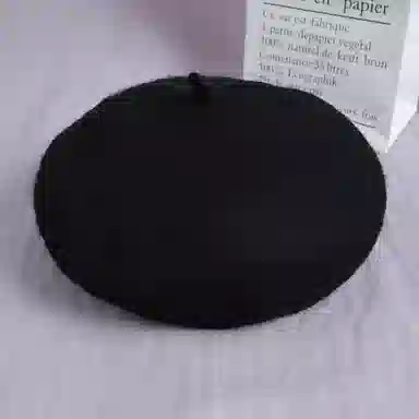 上海故事 毛呢秋冬日系百搭画家英伦复古文艺帽 绵羊毛 贝雷帽 女款