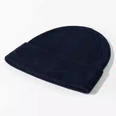 上海故事 纯色暖暖防风护头弹力针织帽 绵羊毛 绒线帽 男女同款情侣款