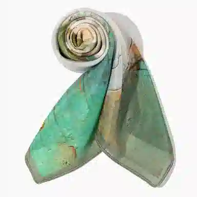 上海故事 百搭春秋时尚装饰喷绘外出 棉 桑蚕丝 绒线围巾 女款