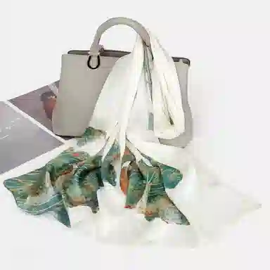 上海故事 真丝方巾 春望 桑蚕丝 丝巾 女款 礼盒装