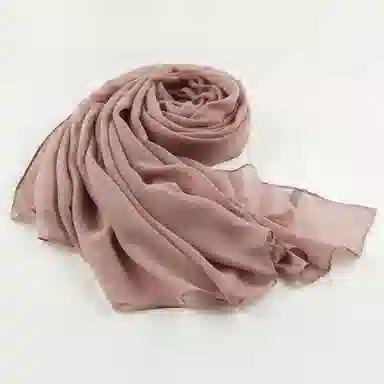 上海故事 四季文艺高级感素色沙漠旅游长款亲肤空调房红披风 聚酯纤维 绒线围巾 女款