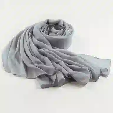 上海故事 四季文艺高级感素色沙漠旅游长款亲肤空调房红披风 聚酯纤维 绒线围巾 女款