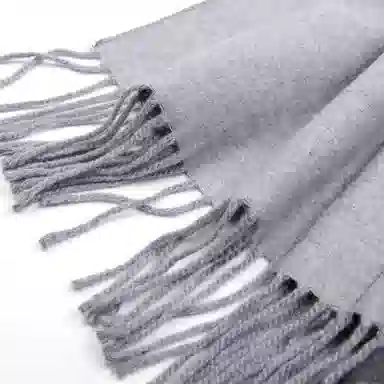 上海故事 冬季加厚双面两用保暖 外出时尚洋气拼色 聚酯纤维 绒线围巾 女款