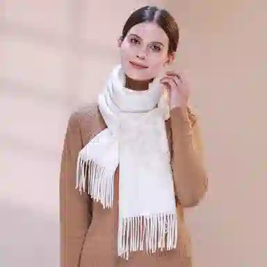 上海故事 红披肩女外搭秋冬加厚保暖时尚刺绣外出防寒小围脖女士 绵羊毛 绒线围巾 女款