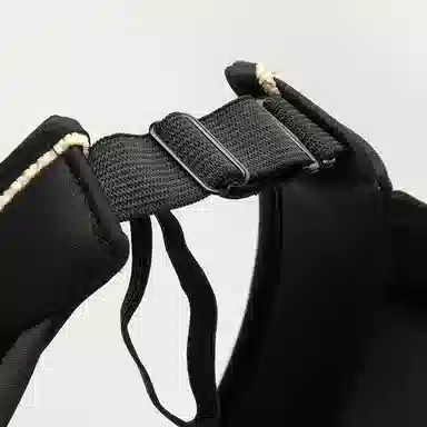 上海故事 空顶遮阳帽大帽檐草帽户外全脸防护显脸小黑胶草编太阳帽可折叠帽子 聚酯纤维 防晒帽 女款