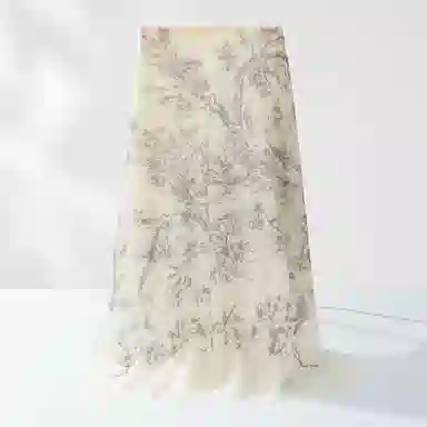 上海故事   气质高级感羊绒围巾 保暖舒适 围脖   女款 礼盒装