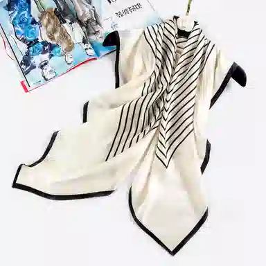 上海故事 加大真丝大方巾 桑蚕丝 丝巾 女款 温婉花意