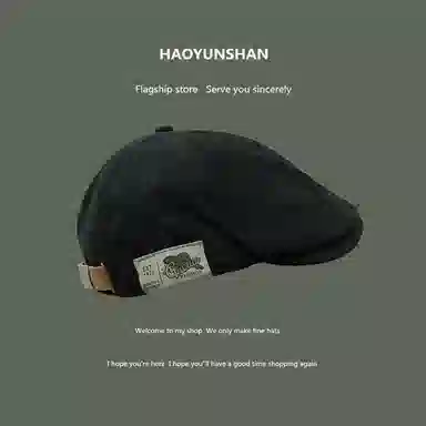 祎步康 日系街头潮流反戴 夏秋季百搭嘻哈前进帽 涤纶 贝雷帽 男女同款情侣款