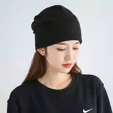 祎步康 秋冬季潮流时尚包头帽户外套头帽双层帽月子帽保暖睡帽头巾堆堆帽 涤纶 帽子 男女同款情侣款