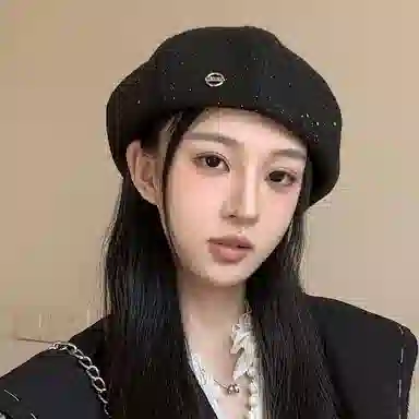 祎步康 韩版文艺百搭 涤棉 贝雷帽 女款