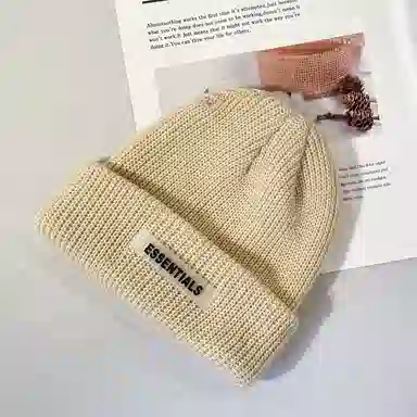 祎步康 韩版冷帽秋冬季保暖套头帽 街头针织瓜皮帽户外潮 腈纶 绒线帽 男女同款情侣款