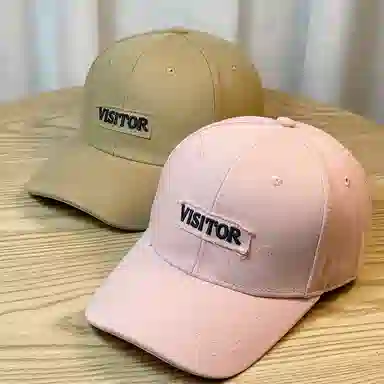 韩版刺绣字母户外遮阳显脸小硬顶帽 优质纯棉材质 时尚鸭舌帽 男女同款情侣款