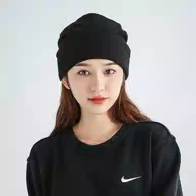 祎步康 秋冬季潮流时尚包头帽户外套头帽双层帽月子帽保暖睡帽头巾堆堆帽 涤纶 帽子 男女同款情侣款