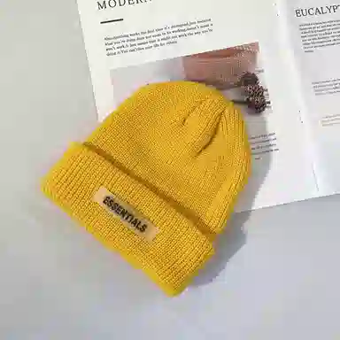 祎步康 韩版冷帽秋冬季保暖套头帽 街头针织瓜皮帽户外潮 腈纶 绒线帽 男女同款情侣款