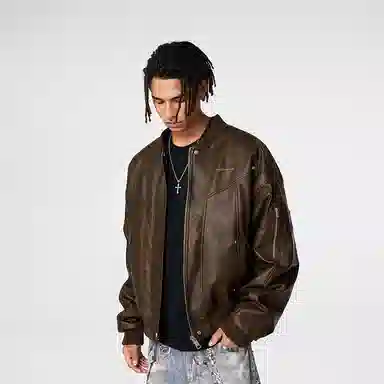 A chock Jacket Brown