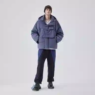 GUUKA Tech Outdoor Down Jacket Navy