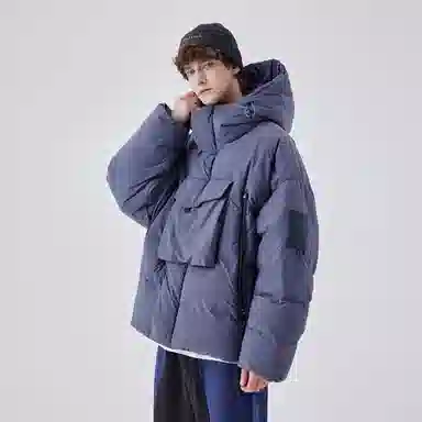 GUUKA Tech Outdoor Down Jacket Navy