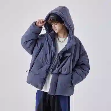 GUUKA Tech Outdoor Down Jacket Navy