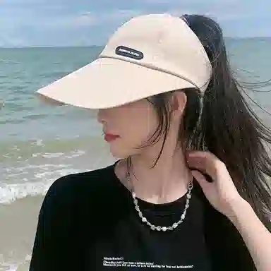 优幽兰 防晒遮阳运动风时尚简约显脸小户外防紫外线 棉 鸭舌帽 女款