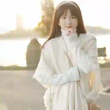 优幽兰 秋冬百搭小众复古民族风旅游加厚保暖斗篷外搭两用毛毯御寒时尚高级感 披肩 女款