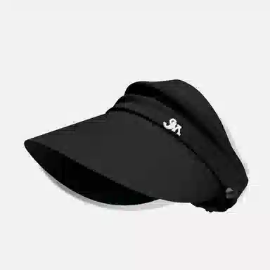 优幽兰 休闲简约纯色高级感防韩版百搭夏天透气空顶遮阳可扎高马尾防紫外线 聚酯纤维 防晒帽 女款