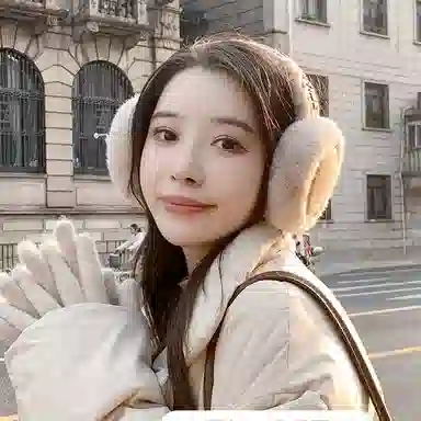 优幽兰 韩版显脸小头戴式 户外防风防寒毛绒 聚酯纤维 耳罩 女款