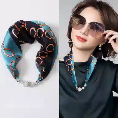 优幽兰 百搭休闲时尚真丝四季通用桑蚕丝高级感减龄气质穿搭 丝巾 女款 礼盒装