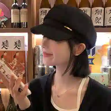 优幽兰 韩版显脸小 防风防寒加厚保暖高级感小众 贝雷帽 女款