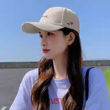 优幽兰 时尚韩版显脸小秋冬季防风防寒加厚保暖大头围帽子高级感小众 鸭舌帽 女款