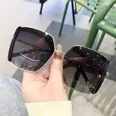 优幽兰 时尚百搭潮流简约旅行骑行大框开车驾驶偏光防紫外线户外休闲 蝶形 太阳眼镜 男女同款情侣款