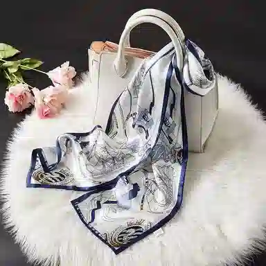 优幽兰 百搭高级感小长条领巾春秋夏优雅气质高端细窄韩版时尚洋气西装领巾复古法式飘带包包绑带发带多功能 丝巾 女款