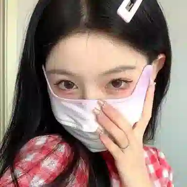 优幽兰 户外登山防风小众设计感渐变全脸遮阳舒适挂耳式透气骑行 口罩 女款