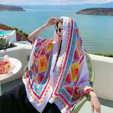 优幽兰 保暖外搭 两用旅行 减龄穿搭 空调房办公室 披肩 女款