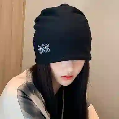 优幽兰 韩版显脸小针织 大头围 防风防寒保暖 绒线帽 男女同款情侣款