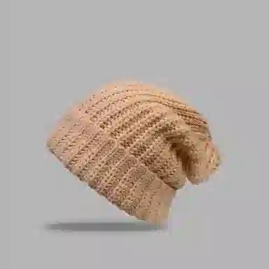 优幽兰 帽子男秋冬百搭时尚学生大头围显脸小防风防寒加厚保暖护耳韩系高级感 聚酯纤维 毛线帽针织帽 男女同款情侣款