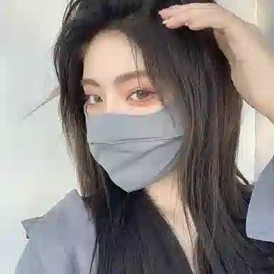 优幽兰 时尚简约薄款防紫外线立体全脸护眼角户外防尘遮阳口罩高颜值显脸小透气舒适脸罩 锦纶 防晒面罩 男女同款情侣款