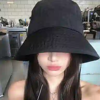 优幽兰 韩版百搭简约高级感显脸小水桶帽春夏季轻薄透气盆帽学生素颜遮脸露营遮阳 聚酯纤维 防晒帽 女款