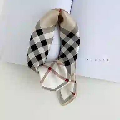 优幽兰 小方巾包包绑带休闲衬衫配饰妈妈减龄实用小众户外穿搭 桑蚕丝 丝巾 女款