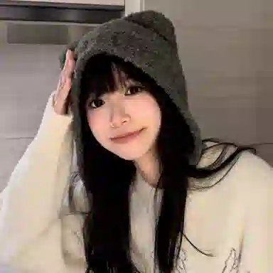 优幽兰 时尚包头帽东北加绒加厚毛绒帽百搭休闲毛线帽防风防寒保暖护耳小众 绒线帽 女款